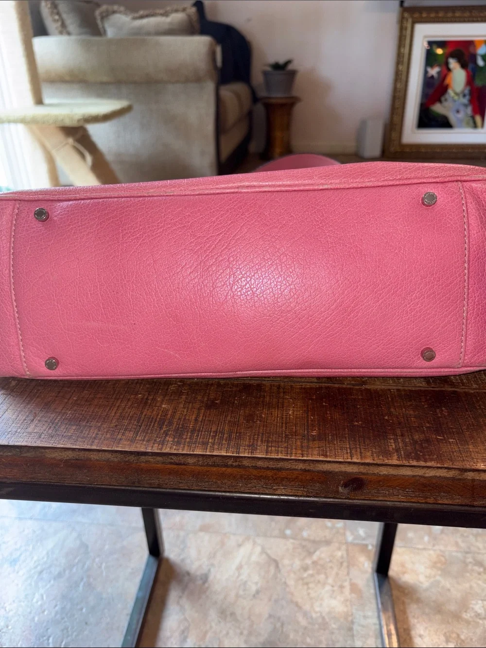 Leather KATE SPADE Women's Pink Leather Shoulder Bag